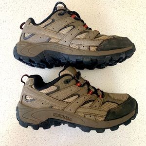 Merrell M- Moab 2 Low Lace Outdoor Hiking Shoes Boys Size 1.5 MYouth Brown